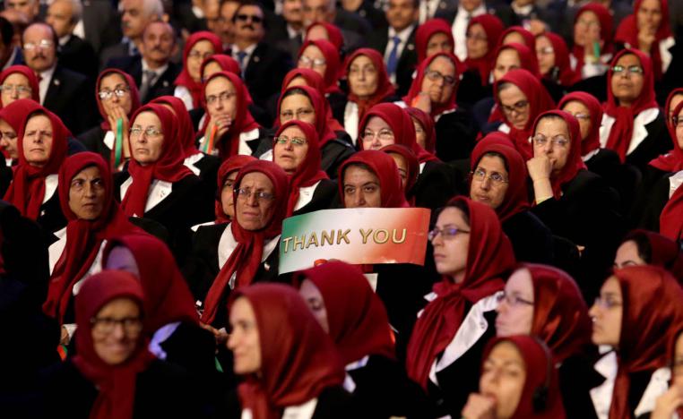 إيرانيات من مجاهدي خلق يحضرن افتتاح معسكر أشرف-3 في ألبانيا