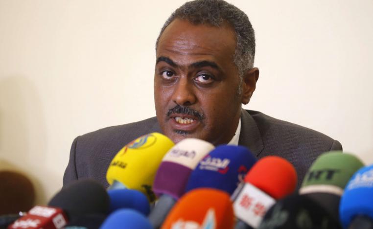 Sidiq Farouq, a leader from the protest movement the Alliance for Freedom and Change