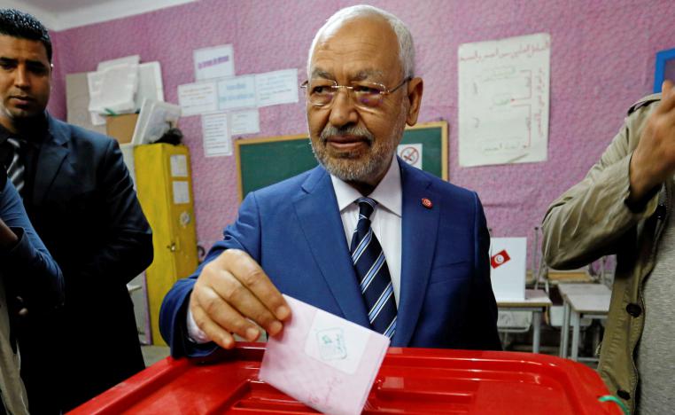 Rached Ghannouchi, head of the Ennahda party
