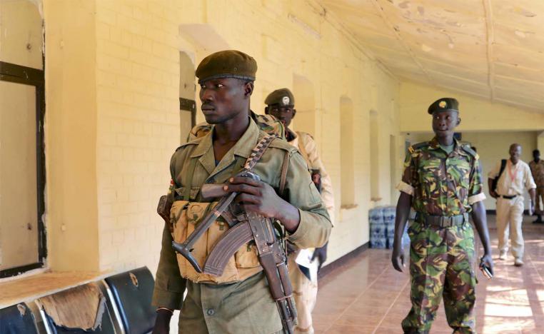 Security was stepped up in Juba