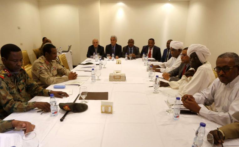 المفاوضات بين المجلس العسكري وقوى الحرية والتغيير في السودان