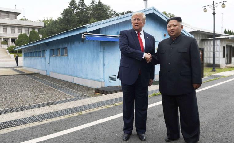 لقاء كيم وترامب