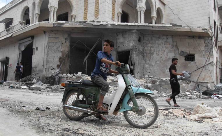 Regime air strikes on Tuesday killed 11 civilians in Idlib's south