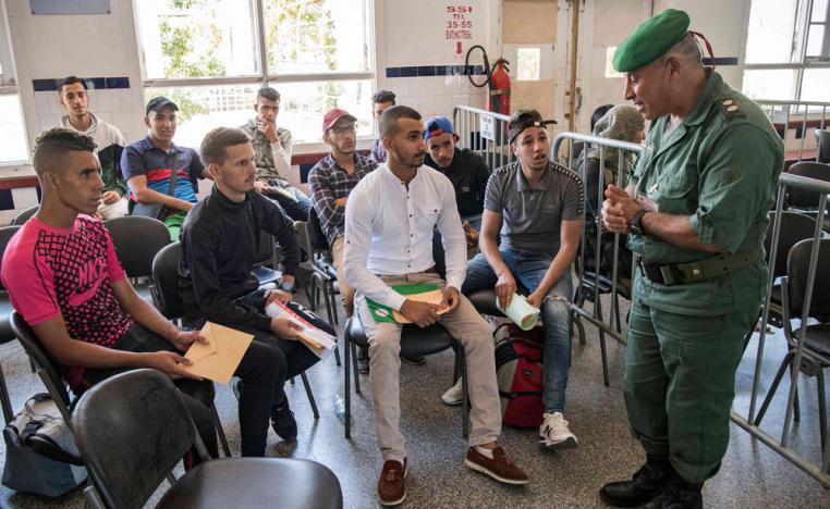شباب المغرب يقبلون على العمل العسكري