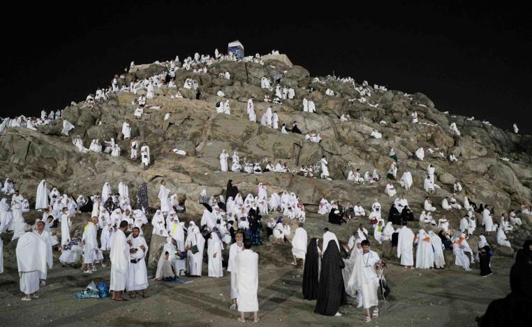 Pilgrims travelling from abroad account for 1.86 million of the 2.48 million taking part in this year's hajj