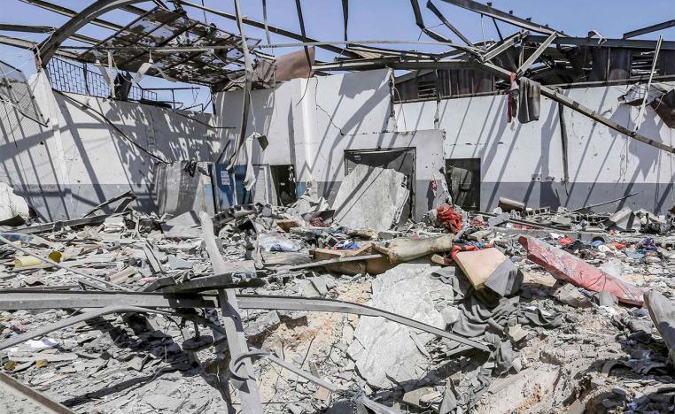 The attack is the second major air strike blamed on Haftar’s forces 