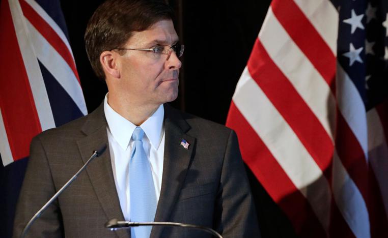 US Secretary of Defense Mark Esper