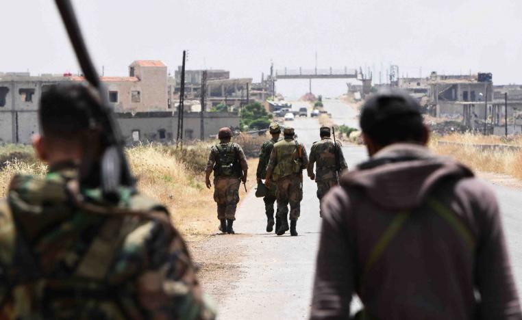 The regime and its Russian ally on Thursday slammed northern Hama and southern Idlib with air strikes