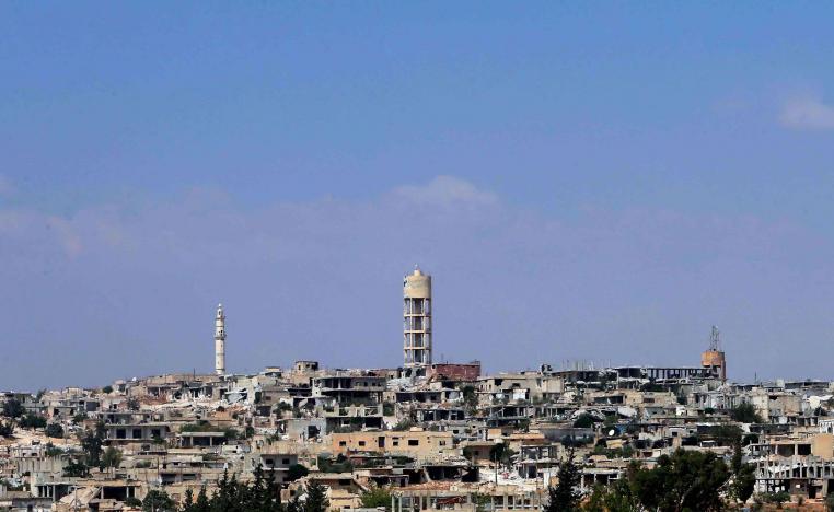 The withdrawal means an important Turkish observation point in the nearby town of Morek is effectively surrounded by government forces