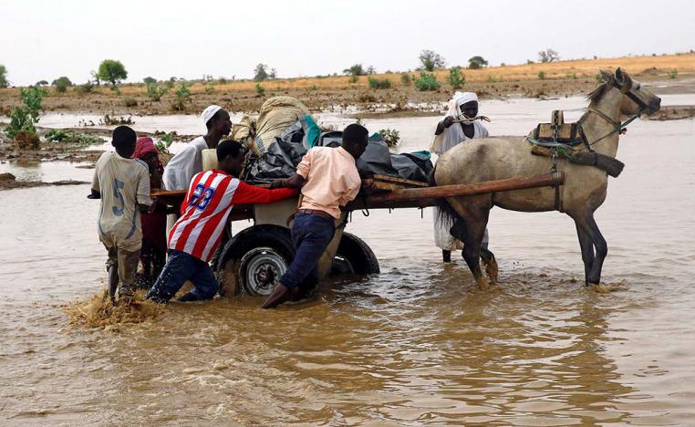 Heavy rain has battered parts of Sudan for days now