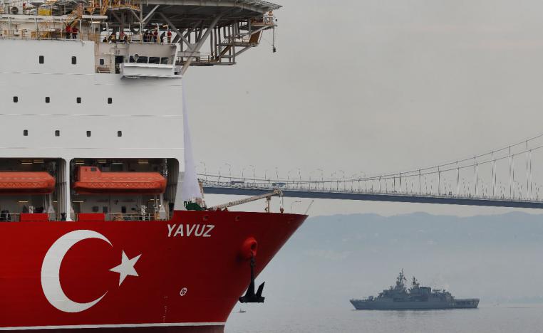 Turkey has sent two drilling ships to operate in waters off the divided island of Cyprus