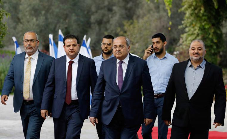 استئناف جهود السلام الجادة مع الفلسطينيين أحد شروط الأحزاب العربية لرئيس الوزراء الجديد
