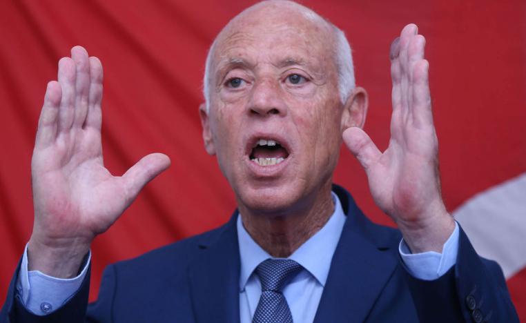 المرشح الرئاسي التونسي قيس سعيد