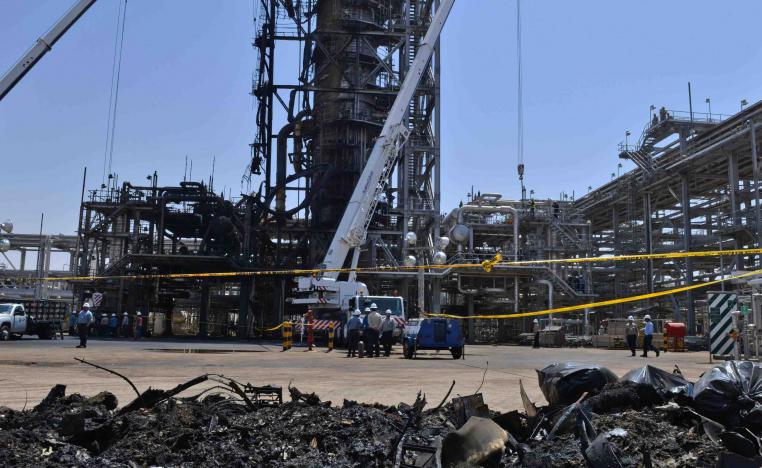 Both main oil contracts saw prices rise more than one percent Monday and traders are keeping tabs on Riyadh's progress in repairing the facilities