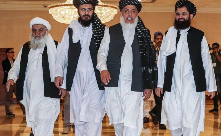 وفد حركة طالبان في الدوحة