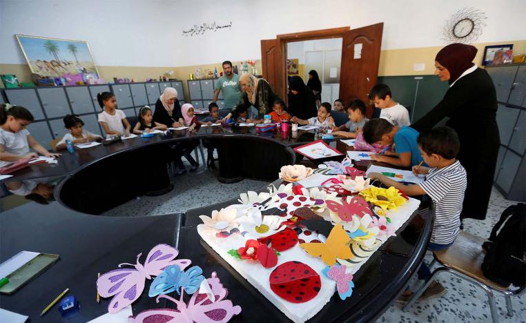 Around 1,000 Libyan children now attend clubs run by the UN