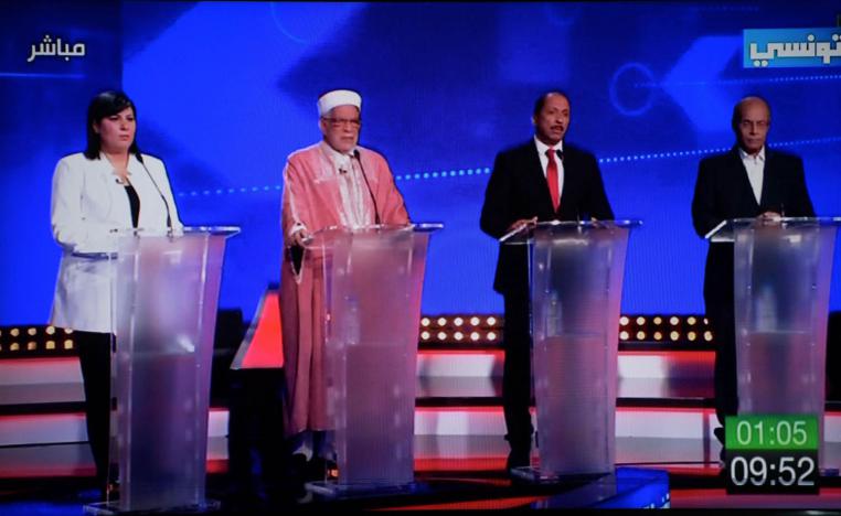 مرشحو الرئاسة في تونس في مناظرة تلفزيونية