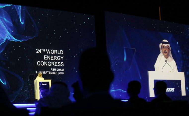 Amin H. Nasser, president and CEO of Saudi Arabian Oil Company, Saudi Aramco, speaks at the 24th World Energy Congress (WEC) in Abu Dhabi