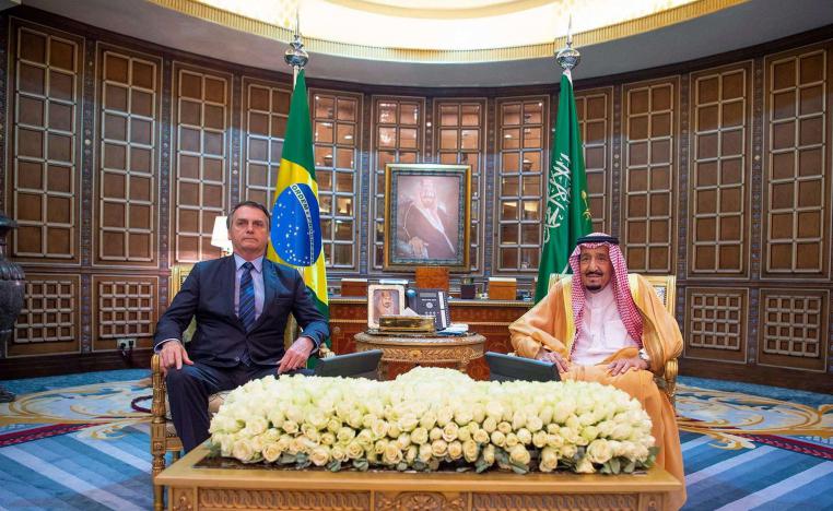 مباحثات بين العاهل السعودي والرئيس البرازيلي على هامش المنتدى الاستثماري السعودي