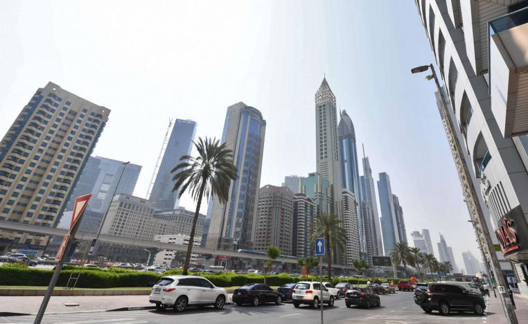 Dubai's Financial Center in Sheikh Zayed road