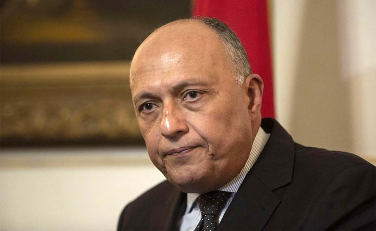Egyptian FM Sameh Shoukry said that US officials would be present at the mediated talks 