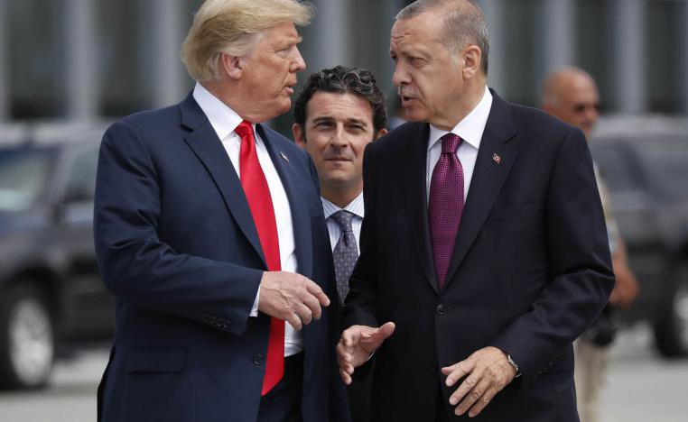 الرئيس الأميركي دونالد ترامب ونظيره التركي رجب طيب أردوغان