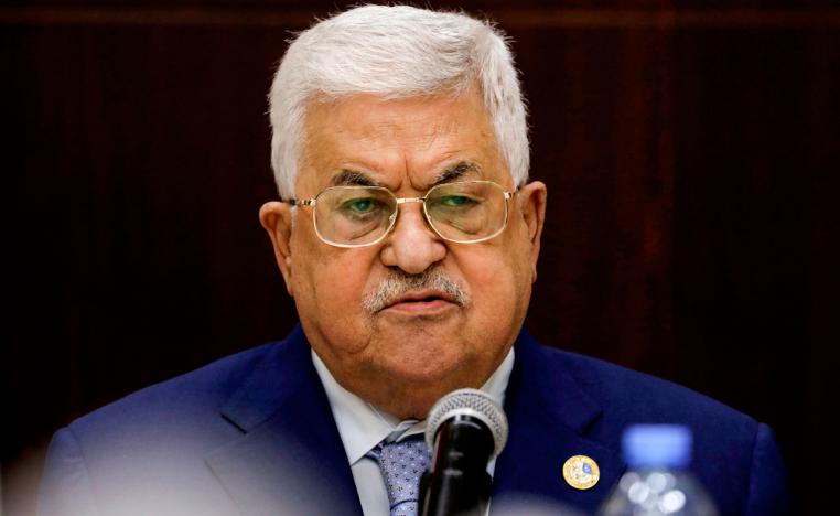 Palestinian president Mahmoud Abbas