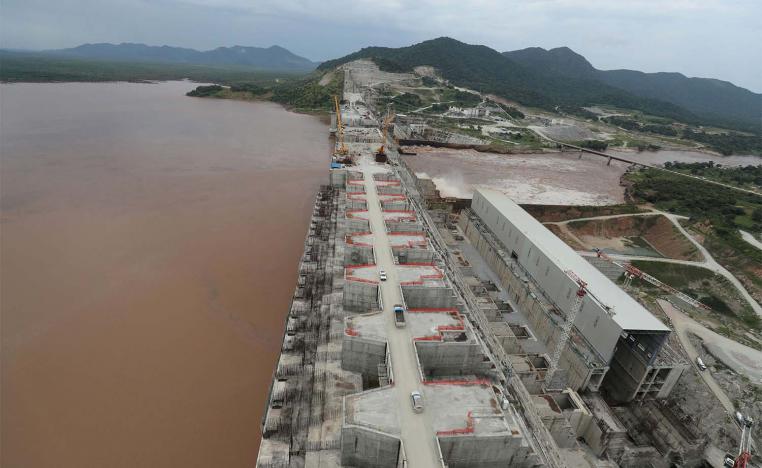 The construction of Grand Ethiopian Renaissance Dam