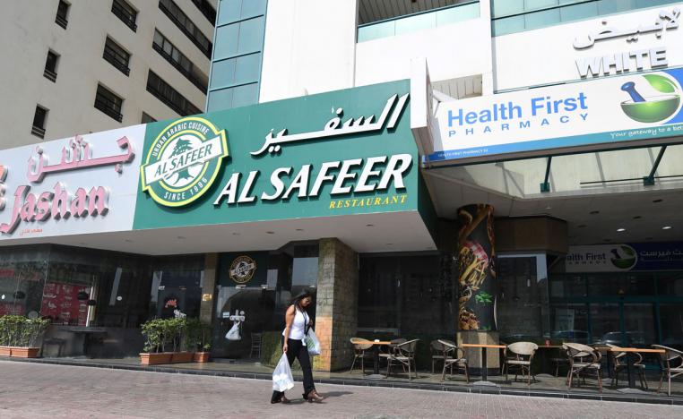 Restaurants in Sheikh Zayed road on October 2, 2019 in Dubai