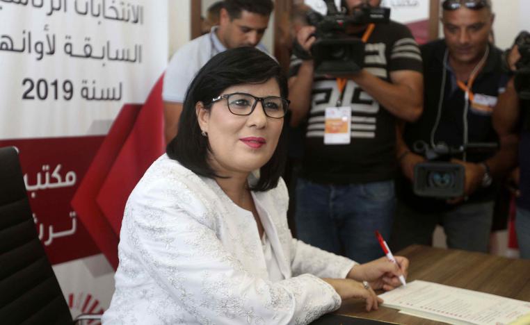 زعيمة الحزب الدستوري الحر تتحدى الغنوشي منذ الجلسة الأولى