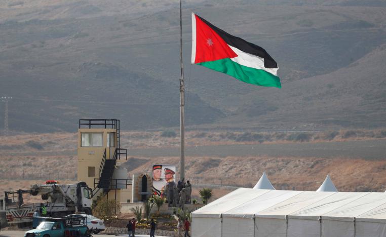 رفع العلم الأردني صباح الأحد في الباقورة
