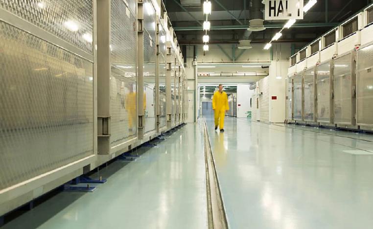 Interior of the Fordow Uranium Conversion Facility in Qom, Iran