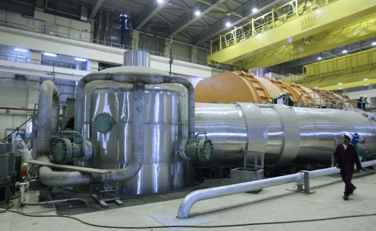 Iranian President said Iran would resume enrichment at the plant near the Shiite holy city of Qom