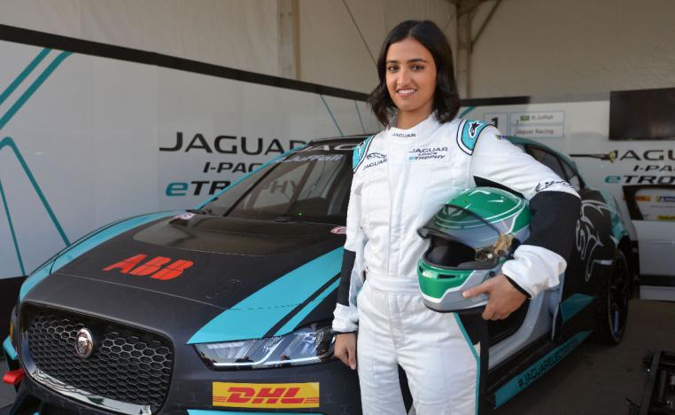 Saudi Arabia's first female race driver Reema al-Juffali