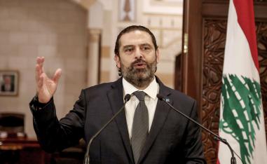 رئيس حكومة تصريف الأعمال في لبنان سعد الحريري