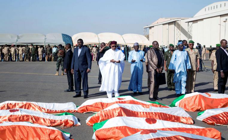 رؤساء دول مجموعة الساحل ينحنون أمام أضرحة ضحايا الهجوم الإرهابي