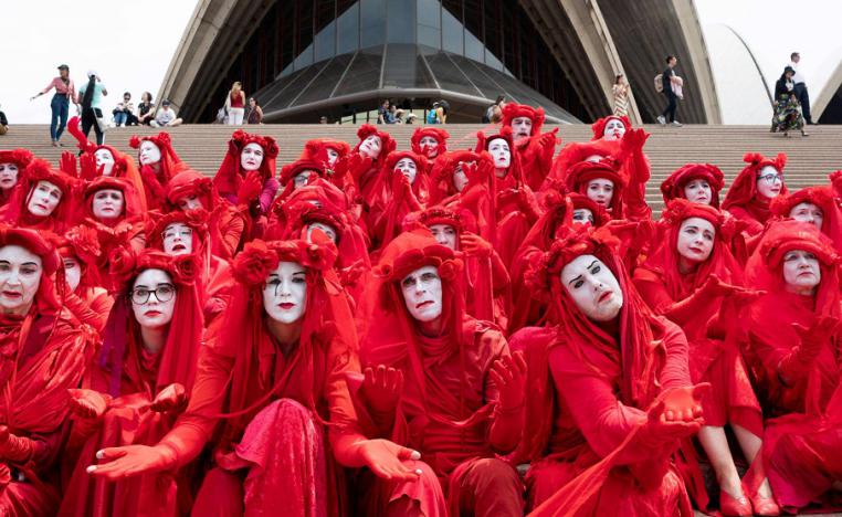  مظاهرة احتجاج مناخية في سيدني بأستراليا