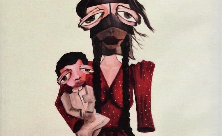 لوحة غلاف رواية 'ناقة صالحة'