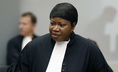 Prosecutor Fatou Bensouda at the International Criminal Court (ICC) in The Hague