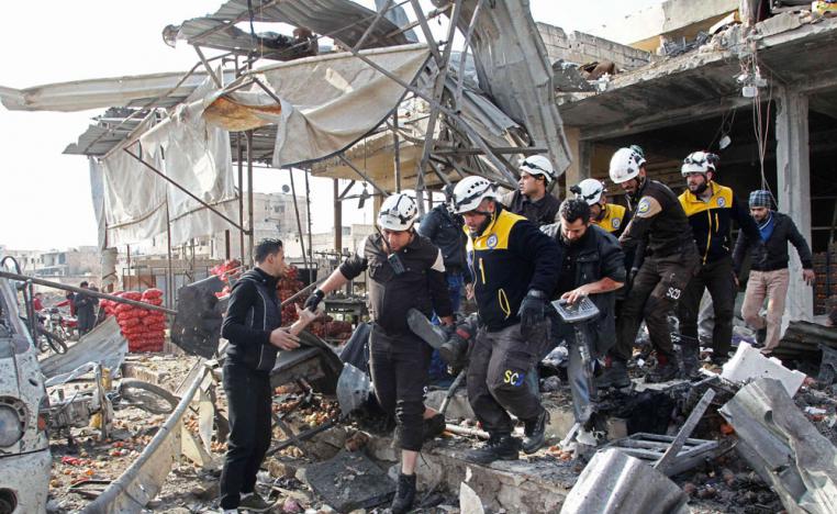 غارات سورية على معرة النعمان