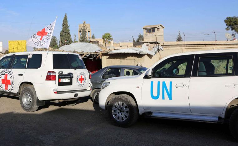 مساعدات انسانية لسوريا