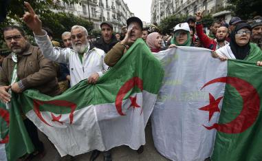 Algerian protesters