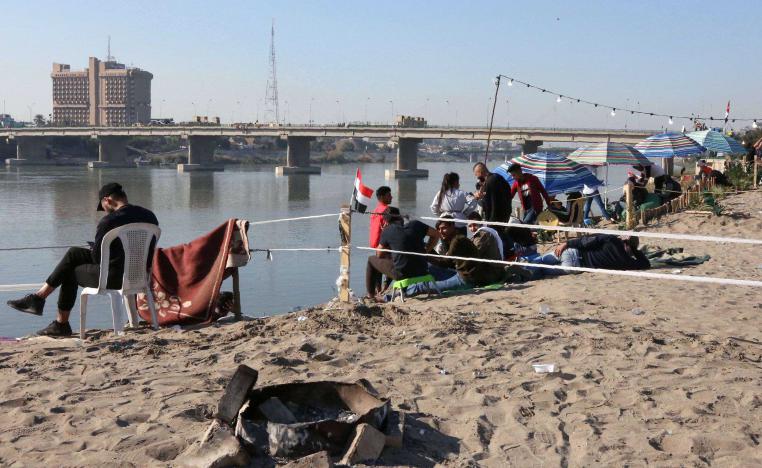 Tahrir Beach on the banks of the Tigris in Baghdad