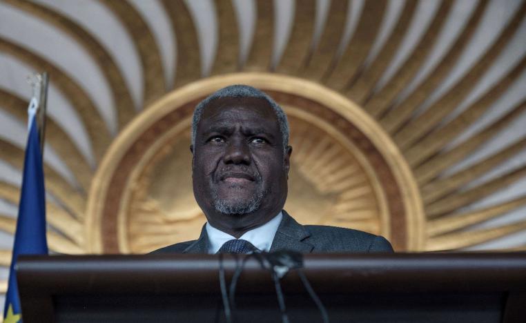 The Chairperson of the African Union, Moussa Faki Mahamat