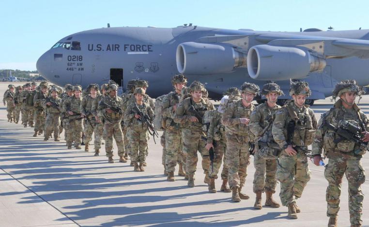 القوات الاميركية في منطقة الشرق الاوسط