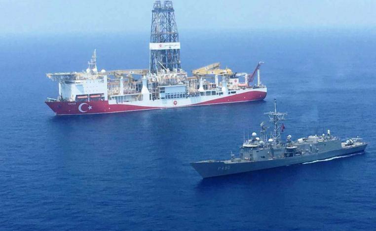 سفينة الحفر التركية 'فاتح' تتوغل بالمياه القبرصية
