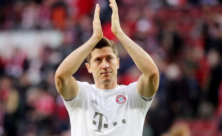 لاعب بايرن ميونيخ روبرت ليفاندوفسكي 