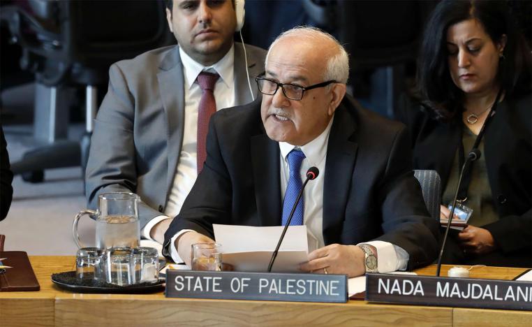 Palestinian Ambassador to the United Nations Riyad Mansour 