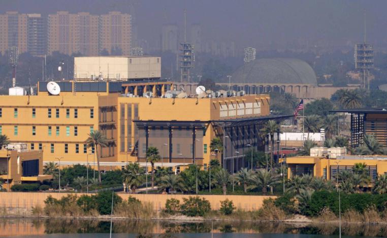 Sunday's was the 19th attack since October to target either the embassy or the roughly 5,200 US troops stationed alongside local forces across Iraq