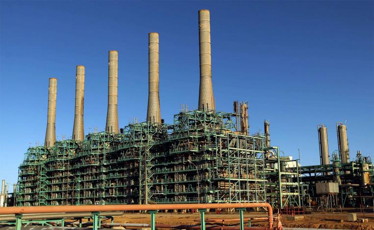Oil refinery in Libya's northern town of Ras Lanuf